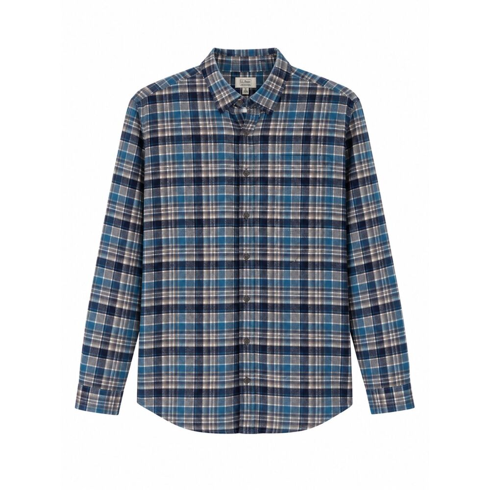 Croft & Barrow Men’s XL Plaid Button Down Shirt Blue Gray Long Sleeve Casual